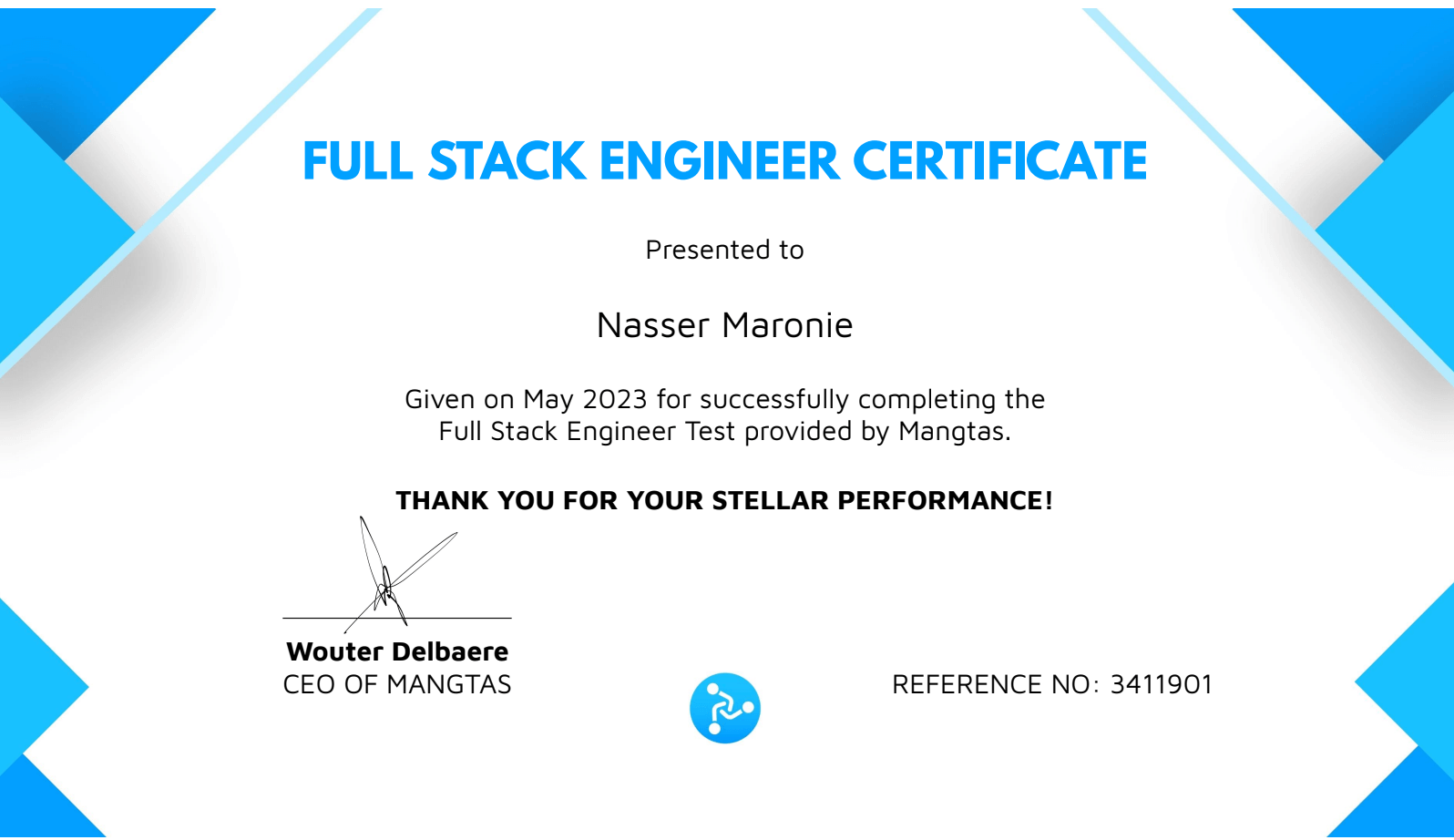 Full Stack Engineer Certificate